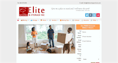 Desktop Screenshot of elitemovingservices.net