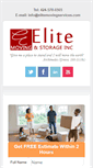 Mobile Screenshot of elitemovingservices.net